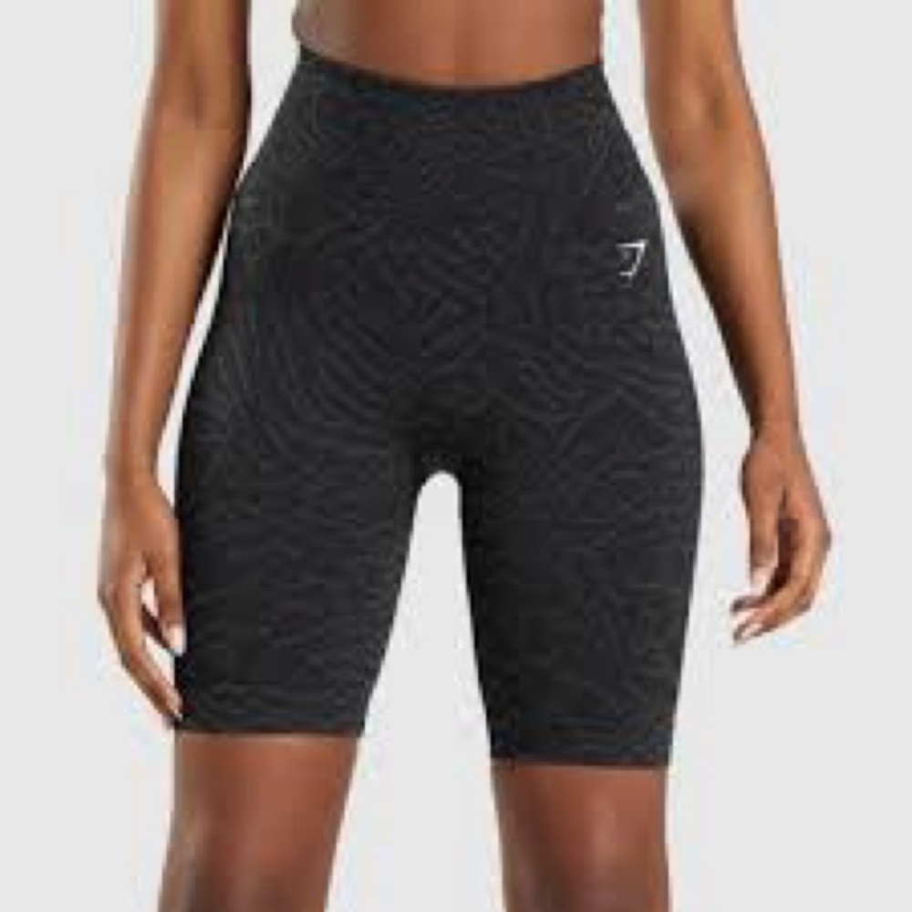 Gymshark Adapt Animal Seamless Scrunch Bike Shorts Moisture-Wicking Stretch🔳